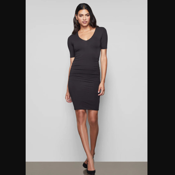 Good American The Low Down Mini Dress - Picture 1 of 7